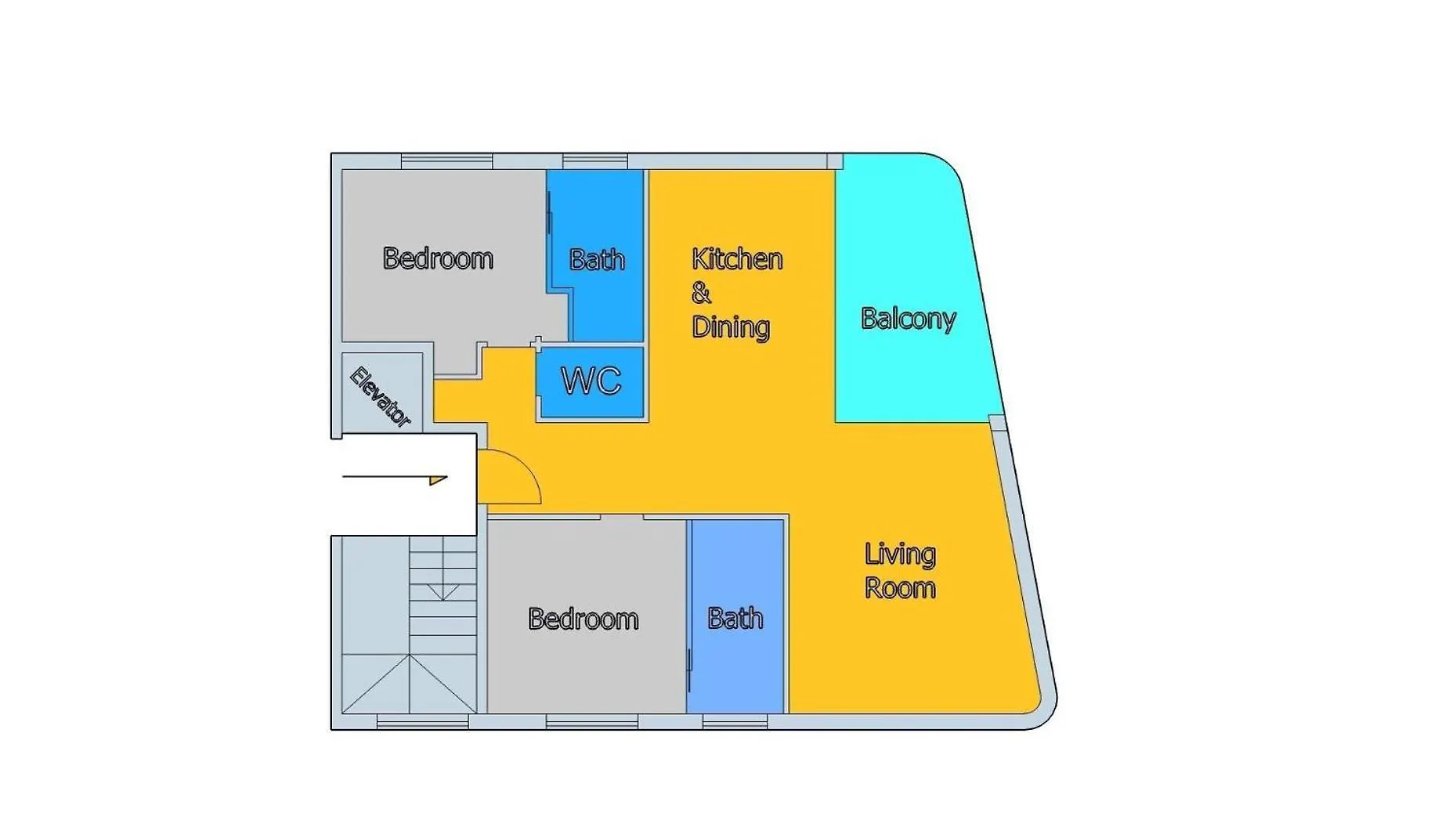 Ferienwohnung Fuer 6 Personen Ca 90 Qm In Zidarici, Kvarner Bucht Krk Vantacici Apartment